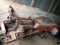 Single row vintage potato harvester