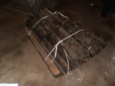 Assortment of used, short rubber, plain and spiralled Dolman rollers.