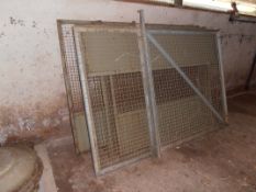 7 no. 1.8m x 2m weldmesh sections