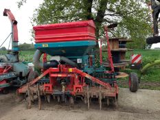 2012 Reco Tiller 3000 Power Harrow c/w piggy back Sulky Optilink MP 3M Drill. Location-Diss, Norfolk