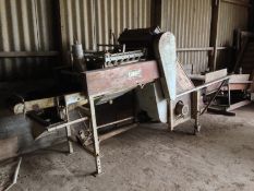 Langco Small Capacity Bulb Cleaner c/w Conveyor Table. Location Sutton Bridge, Lincolnshire.