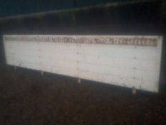 4 Alloy Lorry Trailer Sides. Location Wigton, Cumbria.