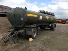 Crane Fruehauf Articulated Water Bowser, 20,000 l, Hydraulic Brakes - Location - Dereham, Norfolk