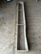 Galvanised Feed Trough. Location Kings Lynn, Norfolk.