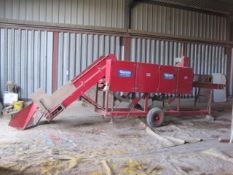 Tong 3 Phase 24 Inch Twin Screen Grader. Location Kings Lynn, Norfolk.