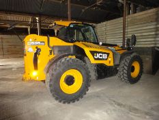 JCB Agri Super 535 95 with Pallet Tines. Location Dry Drayton, Cambridgeshire.