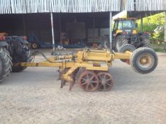 3.8m Timag Hydraulic Folding Double Press with Leading Tines. Location Leadenham, Lincolnshire.