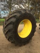 Michellin Tyres 800 x 70 R38. Location Kings Lynn, Norfolk.