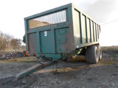 Bailey twin axle beet dump trailer
