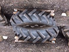 Stocks Duel Wheels 13.6 x 38 - 70% wear - Wheels with Fittings. Location: Spalding.