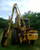 McConnel Hedger. PA9058, flail header, angle float, cable controls. Location: Litcham, Norfolk
