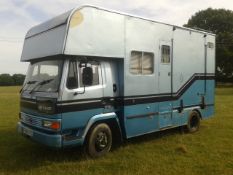 1989 Leyland Daf Horsebox. No VAT. Location Great Missenden, Buckinghamshire.