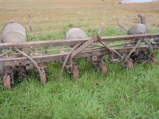 Stanhay 6 row Sugar Beet drill. Location Thetford, Norfolk
