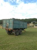 Salop 10 ton Mono Trailer. Location Shefford, Bedfordshire