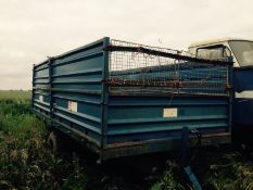 1990 AS Marston D10T Twin Axle Trailer. Location Bourne, Lincolnshire