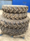 2 x NH 6080 Narrow Wheels - 11.2 x 36 plus 2 x NH 6080 Narrow Wheels - 13.6 x 48. Spalding, Lincs