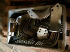 Assortment of power harrow/rotavator blades. Location Brandon, Suffolk