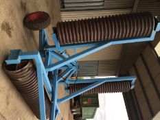 Edlington 6.3m Hydraulic Folding Rolls. 22 inch plain rings. Location: Market Deeping, Lincolnshire