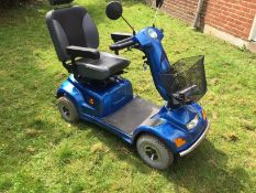 4 wheel mobility scooter 8mph, with charger and basket. Location: Reading, Berkshire. No VAT