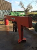 1995 Pelloby 1 Tonne Jib Crane. Location Kings Lynn, Norfolk