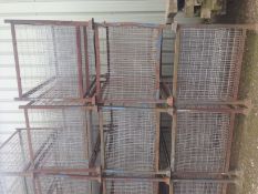 Lot of 10 Potato Chitting Crates. Location: Spalding, Lincolnshire.