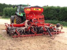 KRM Seeder. 4.8 metre combi seeder, tramline kit. Location: Maulden, Bedfordshire.
