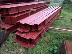 Steel framed building 60ft long x 45 ft wide x 20 ft @ eaves 12 .5 deg roof pitch