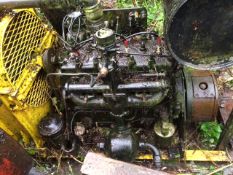 Coventry climax engine on skid