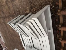 Steel framed building 100ft long x 50 ft wide x 16 ft @ eaves 12 .5 deg roof pitch