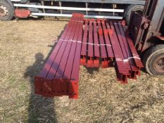 Steel framed stable/mono slope 48ft long x 15ft wide x 11ft @front x9ft @ bac x 3ft canopy(f1548)