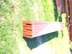 Steel framed building 100ft long x 38 ft wide x 16 ft @ eaves 12 .5 deg roof pitch