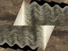 Fibre Cement Roofing Sheets 50no. GRP meter cover Euro 6 profile 10’ roof sheets.