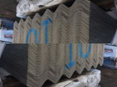 Fibre Cement Roof Sheets 50no.  5’ fibre cement roof sheets. Natural Grey.