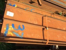 6no. 5m lengths of 305 x 102 x 28kg/m U Beam. Bundle weight 840kg.  Our ref: f148 blue 37