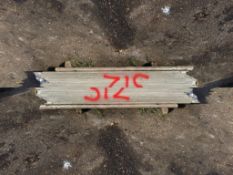 Fibre Cement Roof Sheets 46no. Euro 6 profile various 5’-5’6”. Natural Grey. 7/10