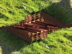 20no. 6.1m lengths of 305 x 127 x 37kg/m U Beam. Shot blasted and primed.  Bundle weight 4514kg.