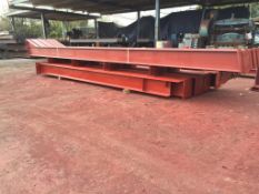10no. 4.1m lengths of 305 x 165 x 40kg/m U Beam. Shot blasted and primed.  Bundle weight 1640kg.