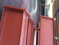 Steel framed building 120ft long x 40 ft wide x 16 ft @ eaves 12 .5 deg roof pitch