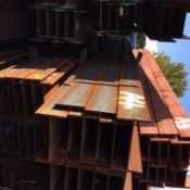 12no. 6.1m lengths of 305 x 165 x 40kg/m U Beam.  Bundle weight 2928kg.  Our ref: f190 yellow A4