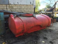 Diesel bowser tank with fittings