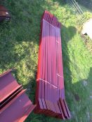 Steel framed building 75ft long x 45 ft wide x 16 ft @ eaves 12 .5 deg roof pitch