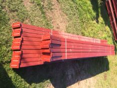 Steel framed building 105ft long x 40 ft wide x 16 ft @ eaves 12 .5 deg roof pitch