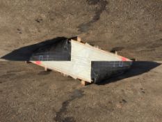 Fibre Cement Roofing Sheets 41no. Euro 6 profile 9’6” fibre cement roof sheets.  Light Grey.