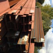 12no. 4.1m lengths of 305 x 127 x 48kg/m U Beam. Shot blasted and primed.  Bundle weight 2362kg.