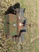 Fendt 800 kg front weight block with toolbox