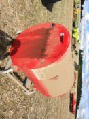 Fuelproof 1000 ltr steel bunded fuel bowser with 12V pump