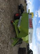 2009 Claas Quadrant 1150 baler with additive applicator kit, moisture meter and 2012 Philber bale