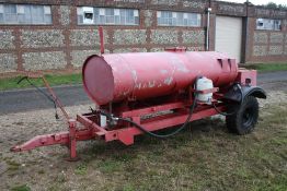 Ex MOD diesel bowser with 12 Volt pump