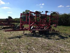 2004 Horsch Terrano 6FG folding stubble cultivator. Serial No: 34240338
