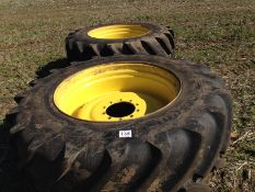 Pair 560/60-22.5 flotation tyres